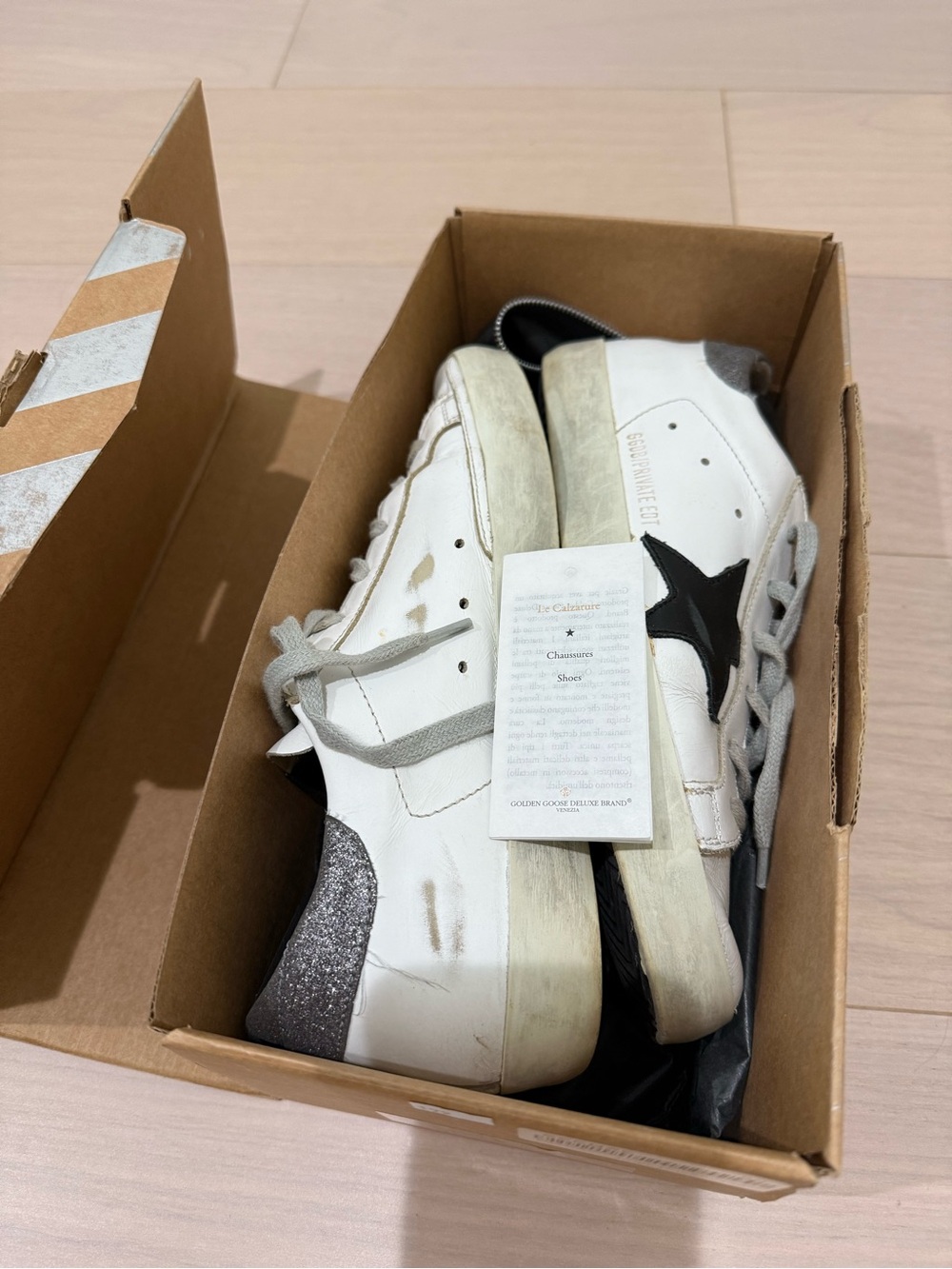NIB Golden Goose Women’s Deluxe Superstar Sneakers Exclusive Edition EU 39/ W9